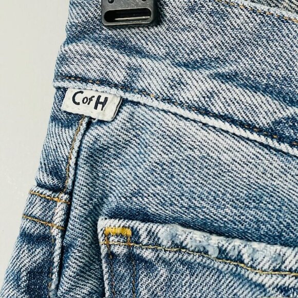 Citizens of Humanity Premium Vintage V Front Wide Leg Elodie Destruction 25 - Picture 11 of 14